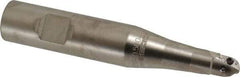 Seco - 1/2" Cut Diam, 0.433" Max Depth of Cut, 3/4" Shank Diam, 4.33" OAL, Indexable Ball Nose End Mill - Straight Shank, R218.20 Toolholder, 218.20-0.250.R Insert - Exact Industrial Supply