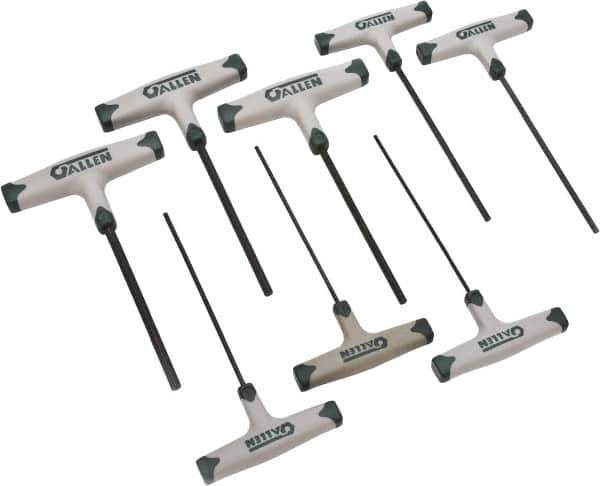 Allen - 8 Piece T-Handle Hex Key Set - Exact Industrial Supply