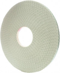 3M - 1/2" x 72 Yd Acrylic Adhesive Double Sided Tape - 31 mil Thick, Off-White, Foam Liner - Exact Industrial Supply