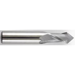 3/8" Dia. - 2-1/2" OAL - Solid Carbide - TiAlN - Marxman Drill - Mill SE EM - 2 FL - Exact Industrial Supply