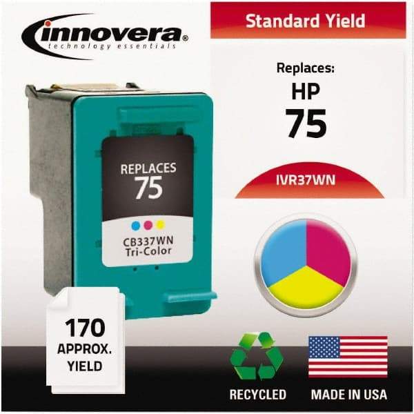 innovera - Inkjet Printer Cartridge - Use with HP Deskjet D4260, D4360, Officejet J5750, J5780, J6480, Photosmart C4240, C4250, C4280, C4350, C4380, C4385, C4480, C4580, C5240, C5250, C5280, C5580, D5345, D5360 - Exact Industrial Supply