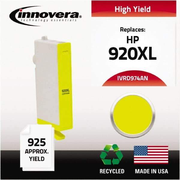 innovera - Yellow Inkjet Printer Cartridge - Use with HP Officejet 6000, 6000 Wireless, 6500, 6500 Wireless, Officejet Wide Format 7500A - Exact Industrial Supply