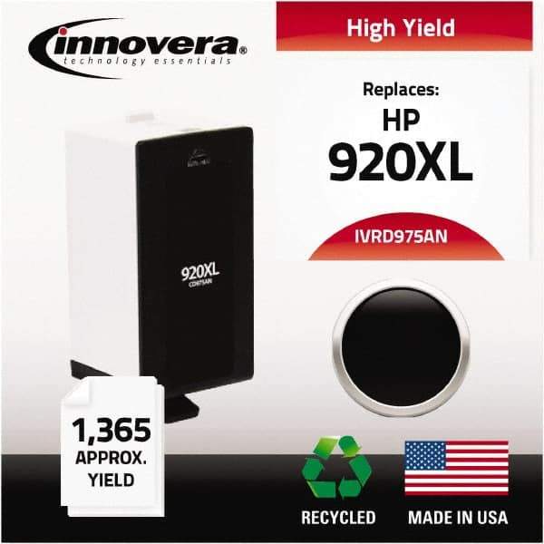innovera - Black Inkjet Printer Cartridge - Use with HP Officejet 6000, 6000 Wireless, 6500, 6500 Wireless, Officejet Wide Format 7500A - Exact Industrial Supply