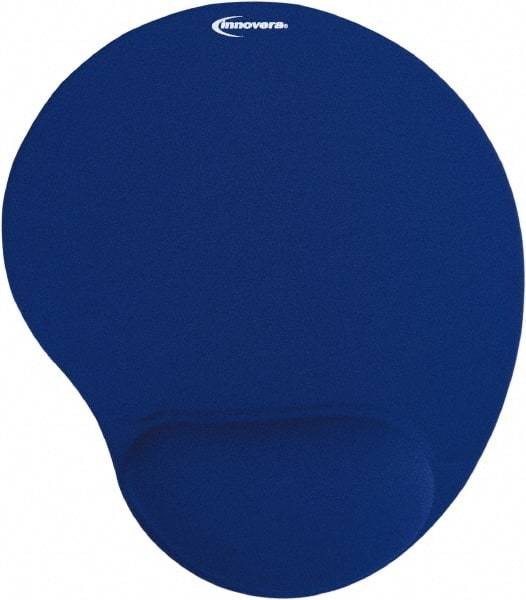 innovera - 8-7/8" x 10-3/8" x 1" Blue Mouse Pad - Use with Mouse - Exact Industrial Supply