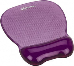innovera - 9-5/8" x 8-1/4" x 1-1/8" Purple Mouse Pad - Use with Mouse - Exact Industrial Supply