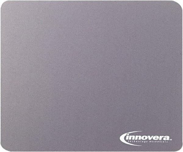 innovera - 9" x 7" x 1/8" Gray Mouse Pad - Use with Mouse - Exact Industrial Supply