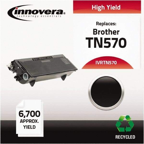 innovera - Black Toner Cartridge - Use with Brother DCP-8040, 8045D, MFC-8220, 8440, 8640D, 8840D, 8840DN, HL-5140, 5150D, 5150DLT, 5170DN, 5170DLT - Exact Industrial Supply