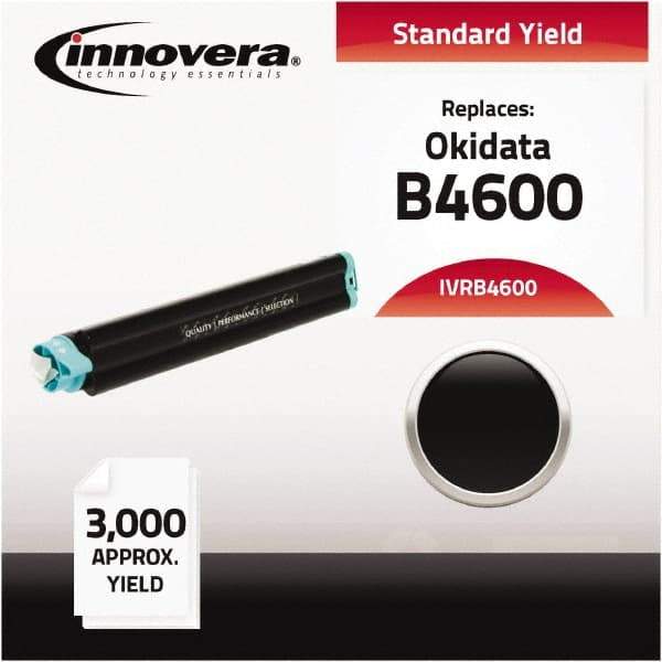innovera - Black Toner Cartridge - Use with Oki B440, B440N, B4600, B4600N - Exact Industrial Supply