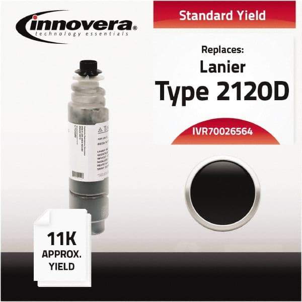 innovera - Black Toner Cartridge - Use with Ricoh Aficio 1022, 1027 (Type 2120D) - Exact Industrial Supply