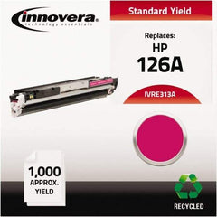 innovera - Magenta Toner Cartridge - Use with HP Color LaserJet CP1020, CP1025NW, LaserJet Pro 100 Color MFP M175A, M175NW, LaserJet Pro 200 Color MFP M275NW - Exact Industrial Supply
