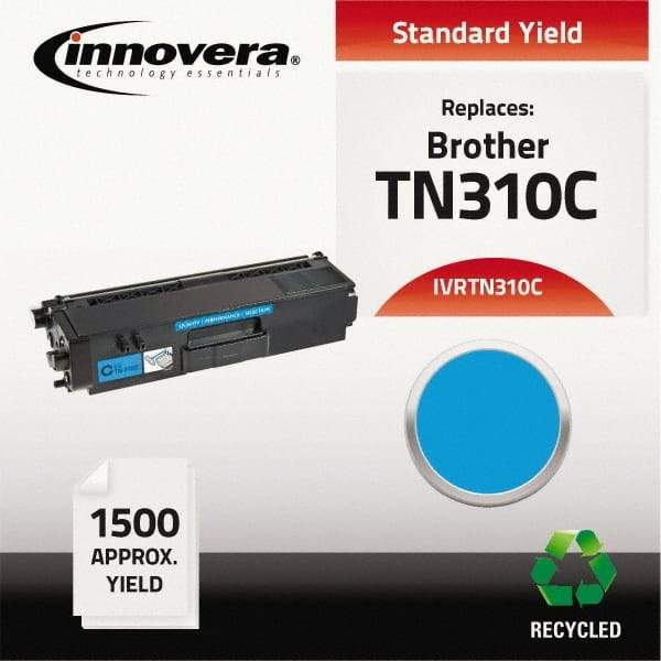 innovera - Cyan Toner Cartridge - Use with Brother DCP-9050CDN, 9055CDN, 9270CDN, HL-4140CN, 4150CDN, 4570CDW, 4570CDWT, MFC-9460CDN, 9465CDN, 9560CDW, 9970, 9970CDW - Exact Industrial Supply