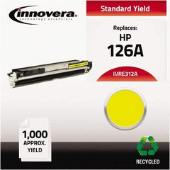 innovera - Yellow Toner Cartridge - Use with HP Color LaserJet CP1020, CP1025NW, LaserJet Pro 100 Color MFP M175A, M175NW, LaserJet Pro 200 Color MFP M275NW - Exact Industrial Supply