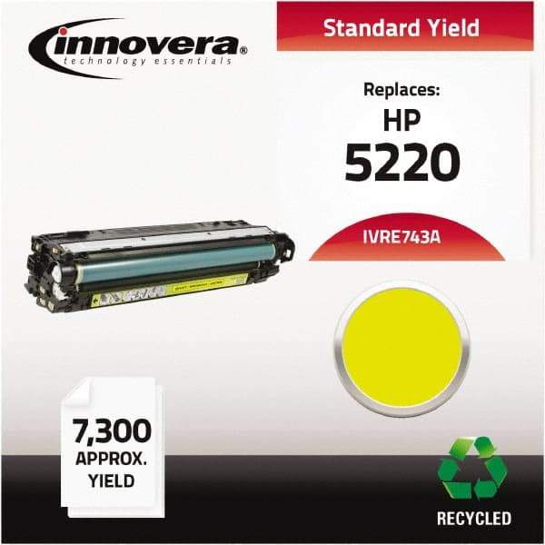 innovera - Yellow Toner Cartridge - Use with HP Color LaserJet CP5220, CP5225 - Exact Industrial Supply