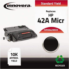 innovera - Black MICR Toner - Use with HP LaserJet 4250, 4350 - Exact Industrial Supply