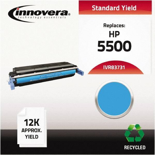 innovera - Cyan Toner Cartridge - Use with HP LaserJet 5500, 5550 - Exact Industrial Supply