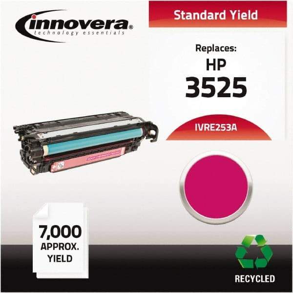 innovera - Magenta Toner Cartridge - Use with HP Color LaserJet CM3530 MFP, CM3530FS MFP, CP3525DN, CP3525N, CP3525X - Exact Industrial Supply