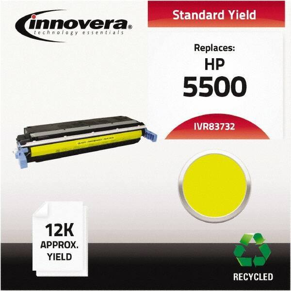 innovera - Yellow Toner Cartridge - Use with HP LaserJet 5500, 5550 - Exact Industrial Supply