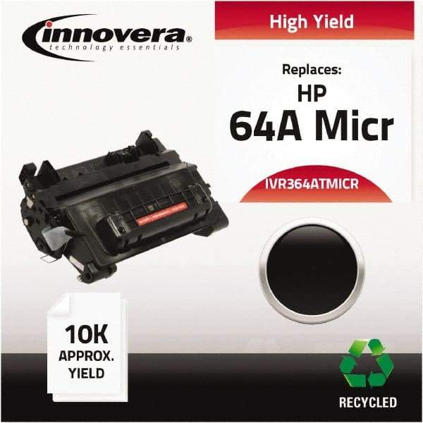 innovera - Black MICR Toner - Use with HP LaserJet 4014, 4015, 4515 - Exact Industrial Supply