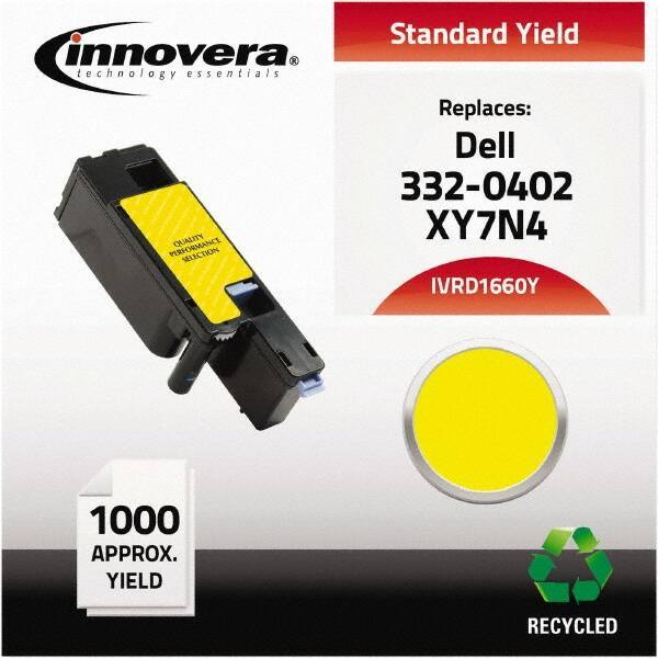 innovera - Yellow Toner Cartridge - Use with Dell C1660W - Exact Industrial Supply