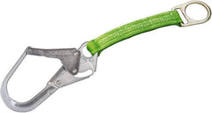 Miller - 1.58' Long, 2.4" Eye Length, D-Ring Rebar Hook Anchor - 5,000 Lb Capacity, Steel & Polyester - Exact Industrial Supply