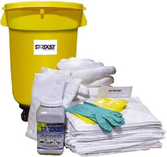 Stardust Spill Products - Spill Clean-Up System Accessory Kit Spill Kit - 32 Gal Mobile Spill Cart - Exact Industrial Supply