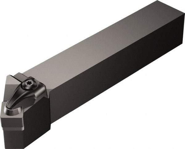 Sandvik Coromant - DSSN, Right Hand Cut, 45° Lead Angle, 1" Shank Height x 1" Shank Width, Negative Rake Indexable Turning Toolholder - 6.3276" OAL, SNGQ 12 07 08 Insert Compatibility, Series T-Max P - Exact Industrial Supply