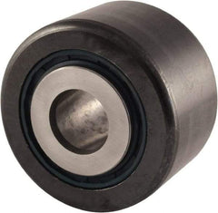 RBC Bearings - 3/4" Bore, 2-1/2" Roller Diam x 1-1/2" Roller Width, Carbon Steel Sealed Yoke Cam Follower - 16,800 Lb Dynamic Load Capacity, 1-9/16" Overall Width - Exact Industrial Supply