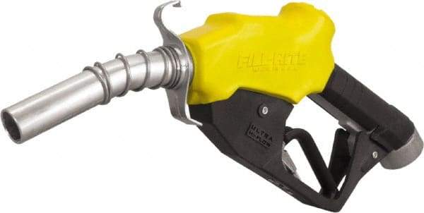 Tuthill - 30 GPM, Gasoline, Kerosene & Diesel Fuel 1" Auto Nozzle with Hook - 1" Inlet, 1" Outlet - Exact Industrial Supply