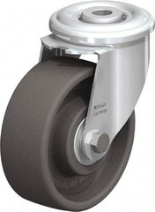 Blickle - 4" Diam x 1-1/2" Wide x 4-59/64" OAH Hollow Kingpin Mount Swivel Caster - Heat-Resistant Nylon, 330 Lb Capacity, Ball Bearing, Hollow Kingpin Stem - Exact Industrial Supply