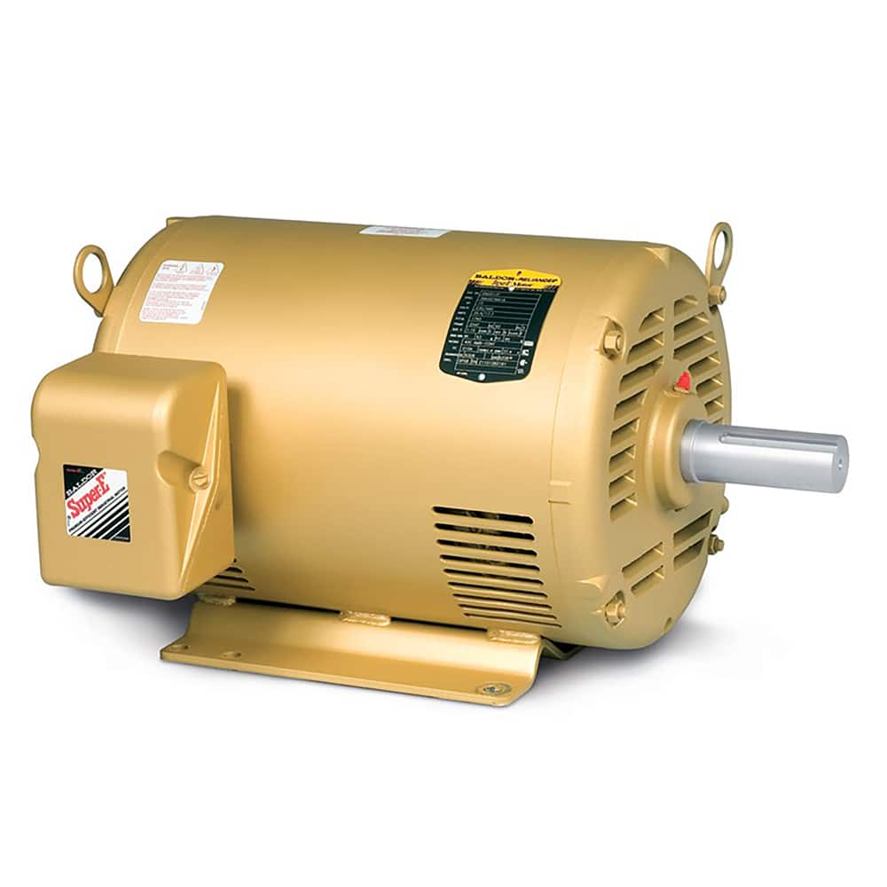 Baldor Reliance - Industrial Electric AC/DC Motors; Motor Type: Three Phase ; Type of Enclosure: ODP ; Horsepower: 10 ; Thermal Protection Rating: None ; Name Plate RPMs: 1800 ; Voltage: 208-230/460 - Exact Industrial Supply