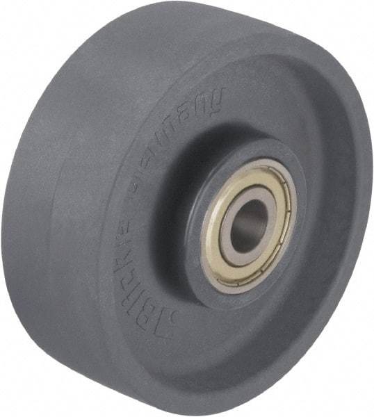 Blickle - 8 Inch Diameter x 1-31/32 Inch Wide, Heat-Resistant Nylon Caster Wheel - 1,320 Lb. Capacity, 25/32 Inch Axle Diameter, Ball Bearing - Exact Industrial Supply