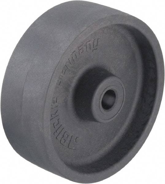 Blickle - 4 Inch Diameter x 1-11/64 Inch Wide, Heat-Resistant Nylon Caster Wheel - 440 Lb. Capacity, 3/8 Inch Axle Diameter, Roller Bearing - Exact Industrial Supply