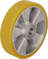 Blickle - 5 Inch Diameter x 2-1/8 Inch Wide, Polyurethane-Elastomer Blickle Extrathane Caster Wheel - 990 Lb. Capacity, 25/32 Inch Axle Diameter, Ball Bearing - Exact Industrial Supply