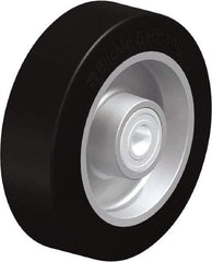 Blickle - 5 Inch Diameter x 1-37/64 Inch Wide, Solid Rubber Caster Wheel - 550 Lb. Capacity, 19/32 Inch Axle Diameter, Ball Bearing - Exact Industrial Supply