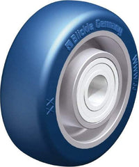 Blickle - 3 Inch Diameter x 1-11/64 Inch Wide, Polyurethane-Elastomer Blickle Besthane Caster Wheel - 396 Lb. Capacity, 19/32 Inch Axle Diameter, Ball Bearing - Exact Industrial Supply