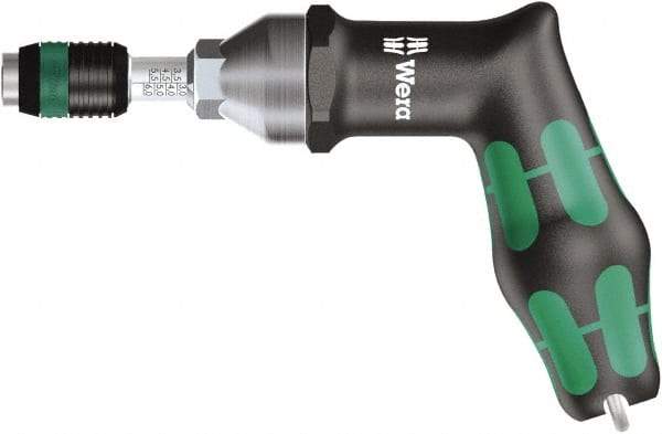 Wera - 1 Piece, 4 to 8.8 N/m, Adjustable Torque Limiting Screwdriver - 0.025" Drive - Exact Industrial Supply