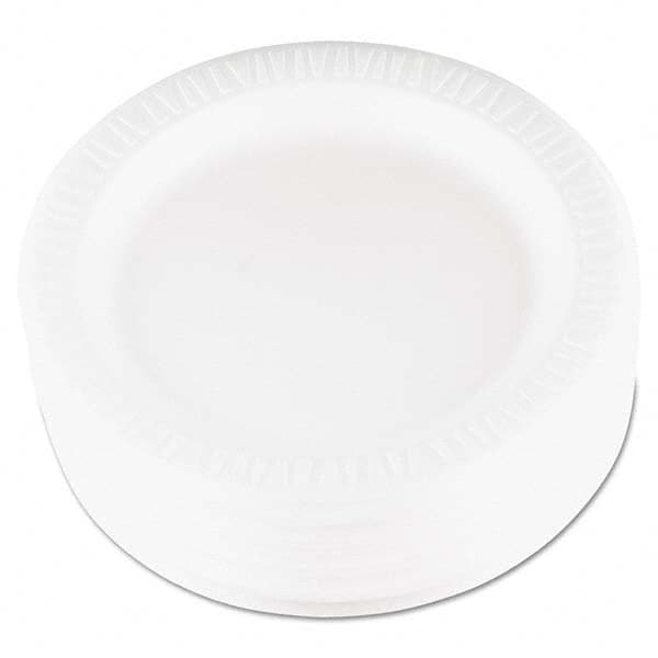 DART - Quiet Classic Laminated Foam Dinnerware, Plate, 9" Diam, WH, 125/PK, 4 Packs/CT - Exact Industrial Supply