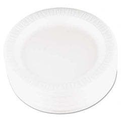 DART - Quiet Classic Laminated Foam Dinnerware, Plate, 9" Diam, WH, 125/PK, 4 Packs/CT - Exact Industrial Supply