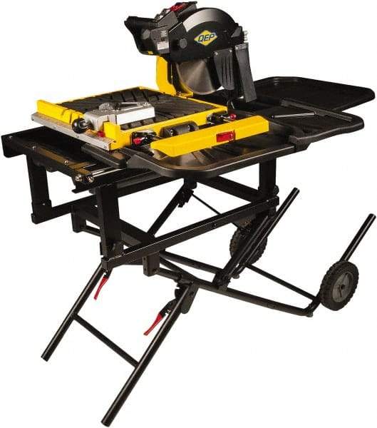 QEP - 15 Amps, 10" Blade Diam, 4,500 RPM, Electric Circular Saw - 120 Volts, 2.5 hp, 5/8" Arbor Hole, Right Blade - Exact Industrial Supply