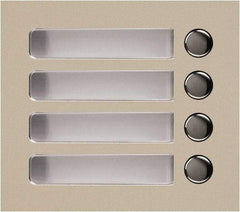 Aiphone - Public Address & Intercom Accessories Type: Four Call Button Panel For Use With: GF and GT Series - Exact Industrial Supply