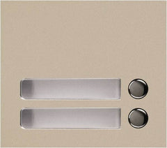 Aiphone - Public Address & Intercom Accessories Type: Two Call Button Panel For Use With: GF and GT Series - Exact Industrial Supply