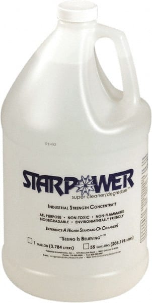 Cleaner: 1 gal Bottle Liquid, Industrial Strength Cleaner & Degreaser