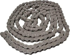 Morse - 5/8" Pitch, ANSI 50, Low Maintenance Roller Chain - Chain No. 50, 10 Ft. Long, 0.4" Roller Diam, 3/8" Roller Width - Exact Industrial Supply