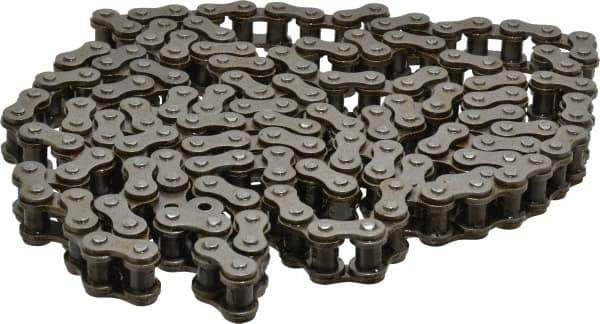Morse - 3/4" Pitch, ANSI 60H, Heavy Series Roller Chain - Chain No. 60H, 10 Ft. Long, 15/32" Roller Diam, 1/2" Roller Width - Exact Industrial Supply