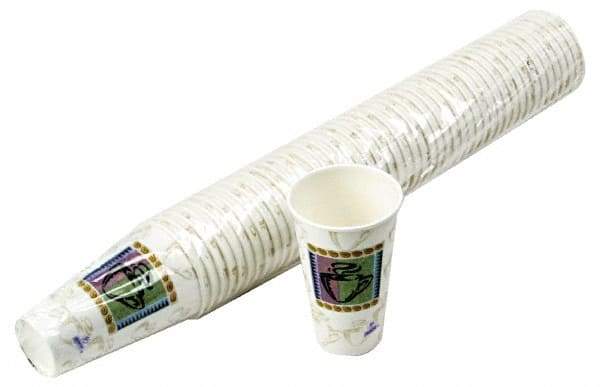 Dixie - Dixie Insulated Paper Hot Cups, 8 oz - Coffee Dreams Design - Exact Industrial Supply