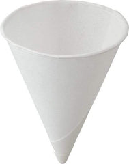 Solo - Solo Conical Paper Cold Cups, 4 oz - White - Exact Industrial Supply