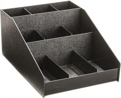 Vertiflex Products - Horizontal Organizer - 12 x 16 x 7-1/2 Inch, Black, For Use with Condiments - Exact Industrial Supply