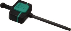 Wera - IP9 Torx Plus Key - Flag-Style, Alloy Steel, 1-37/64" Length Under Head, 62mm OAL - Exact Industrial Supply