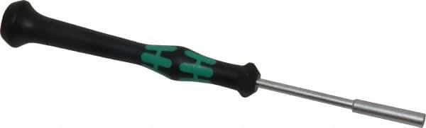 Wera - 1/8" Solid Shaft Precision Nutdriver - Ergonomic Handle, 6-1/4" OAL - Exact Industrial Supply