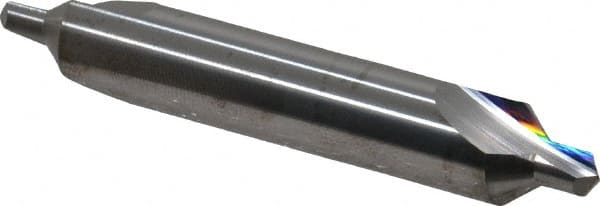 Hertel - #5 Plain Cut 82° Incl Angle Solid Carbide Combo Drill & Countersink - Exact Industrial Supply